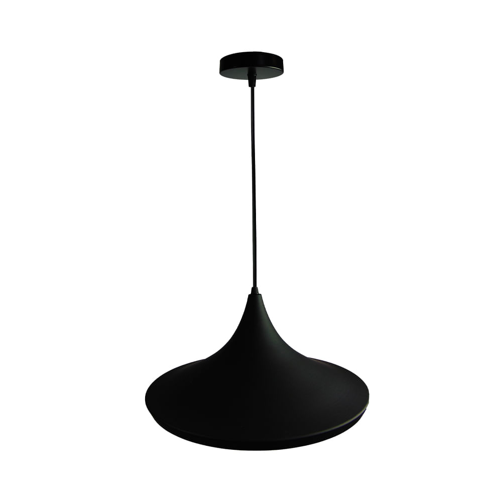 Lámpara de Techo Colgante Cuerda de Papel Tejida Negro Mate D.29xA22cm -  Orientique - Asianliving