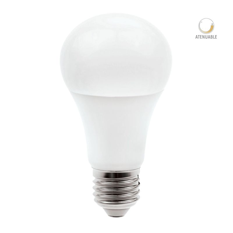 Foco recargable LED A19, 9W, blanco calido, base E27, SKU K09EMA19LED30MV.  – Lumi Material Electrico