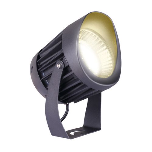 Reflector LED para sobreponer o estaca, 10 W, Luz suave cálida