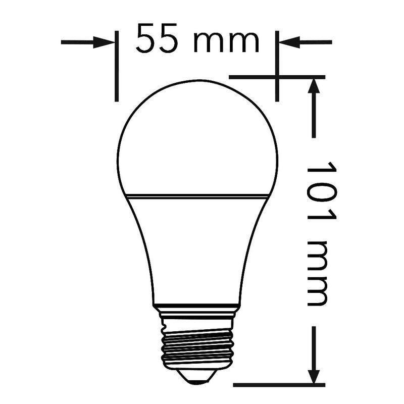 Foco LED A19 luz cálida, en blíster 5 W - Tienda IUSA