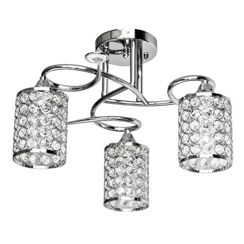 Semiplafón Mil Luces KALISH 003 Cromo