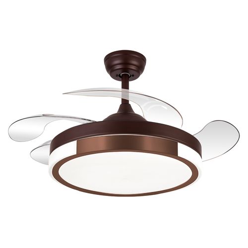 VENTILADOR DE TECHO REMOLINO CAFÉ 72W CCT
